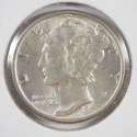 1943 P Mercury Dime 90% Silver US Coin Mint State (MS) (BU) - SKU 654USDM