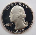 1978 S Washington Clad Quarter Proof GEM US Coin Proof (PF) - SKU 11USQCL